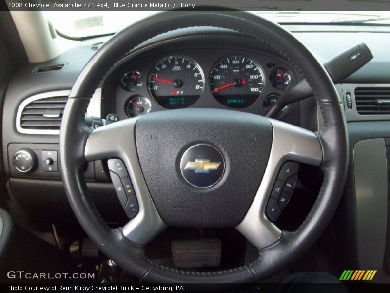 Blue Granite Metallic / Ebony 2008 Chevrolet Avalanche Z71 4x4