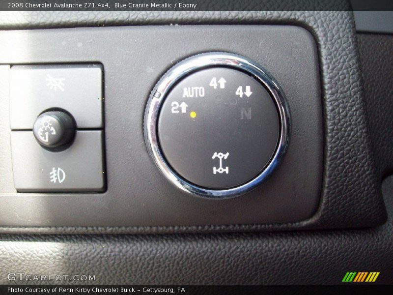 Blue Granite Metallic / Ebony 2008 Chevrolet Avalanche Z71 4x4