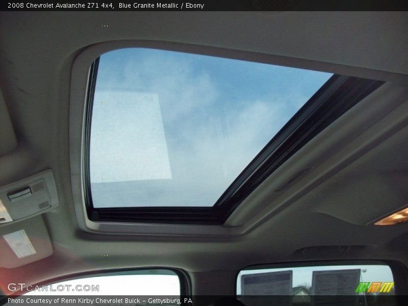 Blue Granite Metallic / Ebony 2008 Chevrolet Avalanche Z71 4x4
