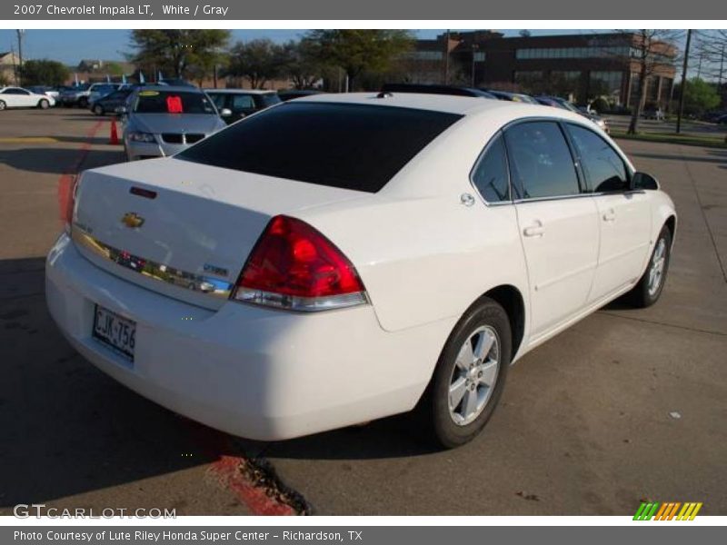 White / Gray 2007 Chevrolet Impala LT