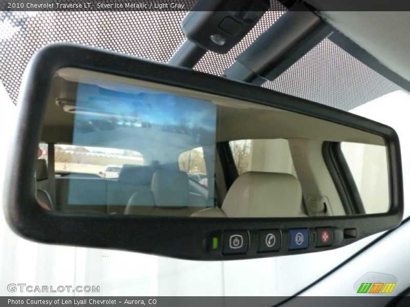 Silver Ice Metallic / Light Gray 2010 Chevrolet Traverse LT