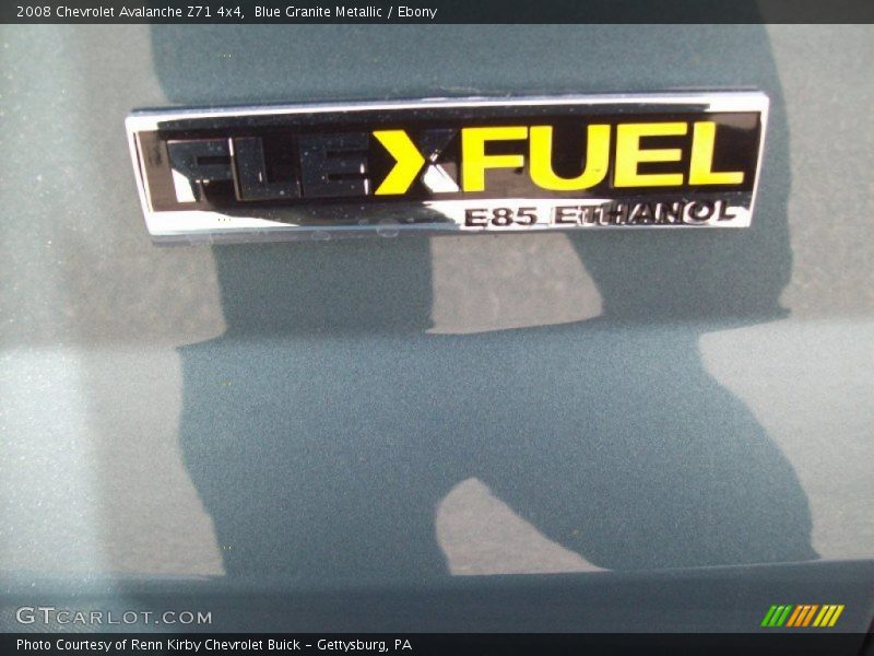 Blue Granite Metallic / Ebony 2008 Chevrolet Avalanche Z71 4x4