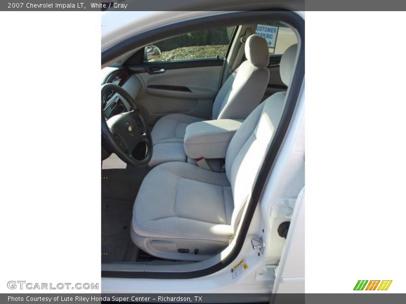 White / Gray 2007 Chevrolet Impala LT