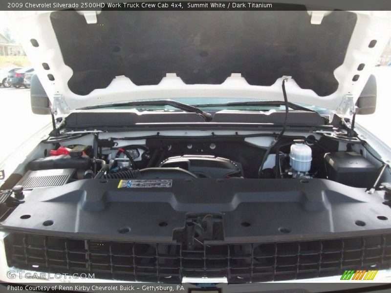 Summit White / Dark Titanium 2009 Chevrolet Silverado 2500HD Work Truck Crew Cab 4x4