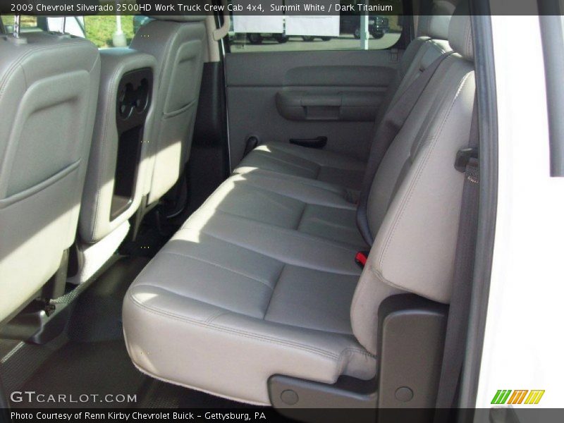 Summit White / Dark Titanium 2009 Chevrolet Silverado 2500HD Work Truck Crew Cab 4x4