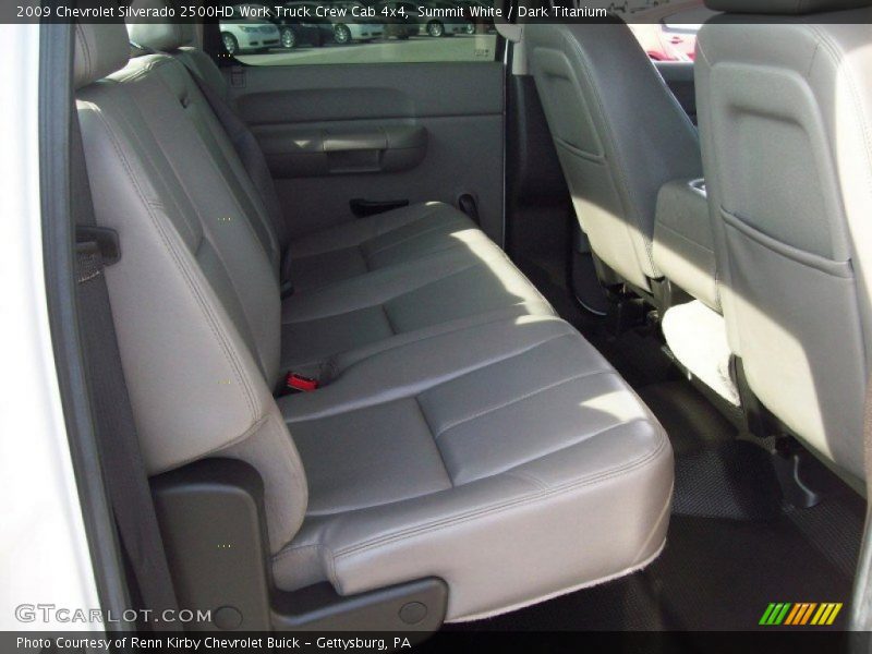 Summit White / Dark Titanium 2009 Chevrolet Silverado 2500HD Work Truck Crew Cab 4x4