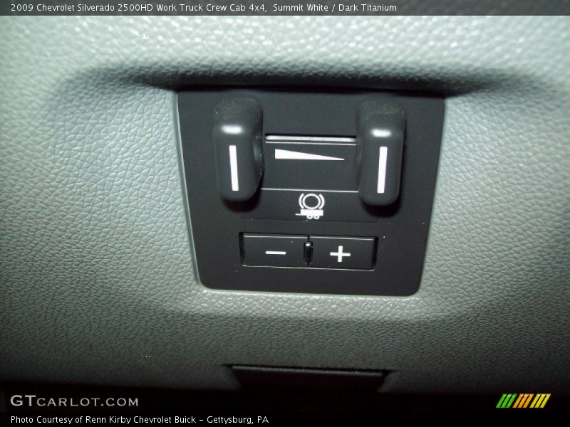 Summit White / Dark Titanium 2009 Chevrolet Silverado 2500HD Work Truck Crew Cab 4x4