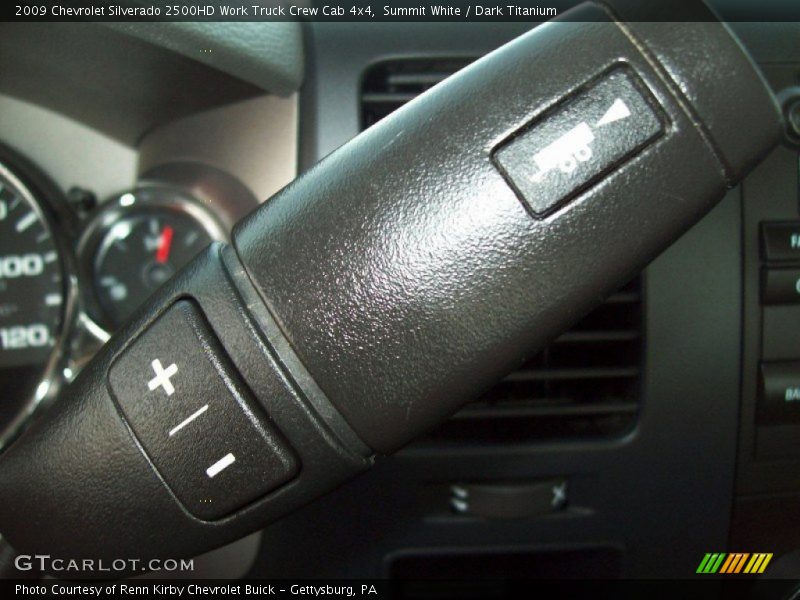 Summit White / Dark Titanium 2009 Chevrolet Silverado 2500HD Work Truck Crew Cab 4x4