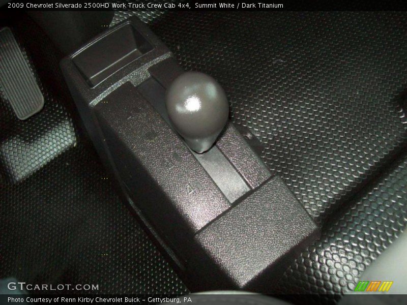 Summit White / Dark Titanium 2009 Chevrolet Silverado 2500HD Work Truck Crew Cab 4x4