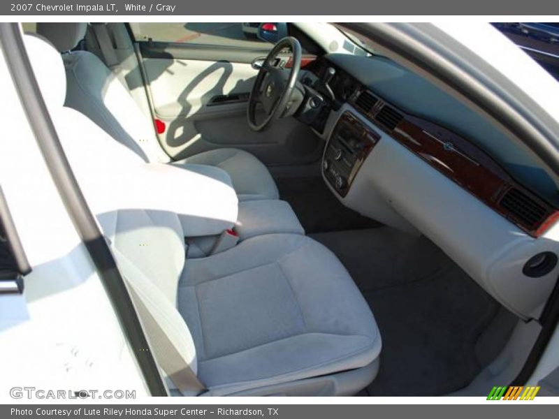 White / Gray 2007 Chevrolet Impala LT