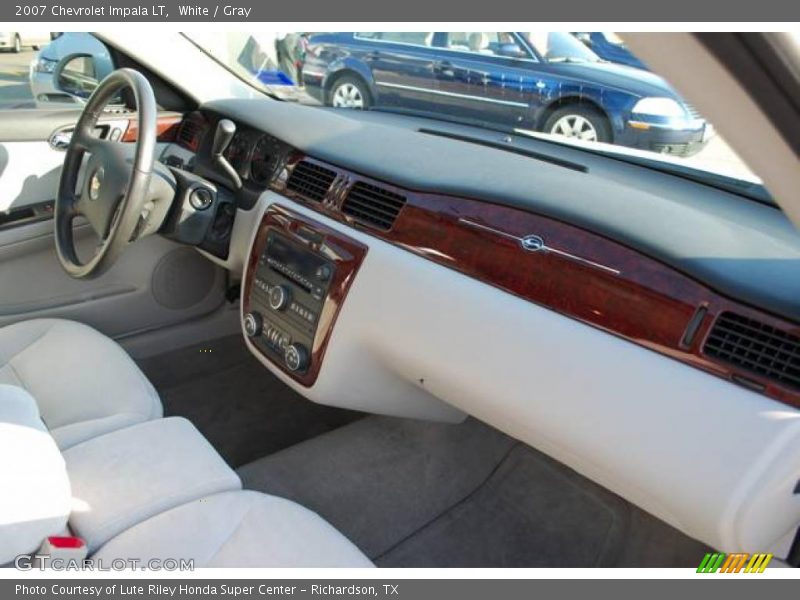 White / Gray 2007 Chevrolet Impala LT