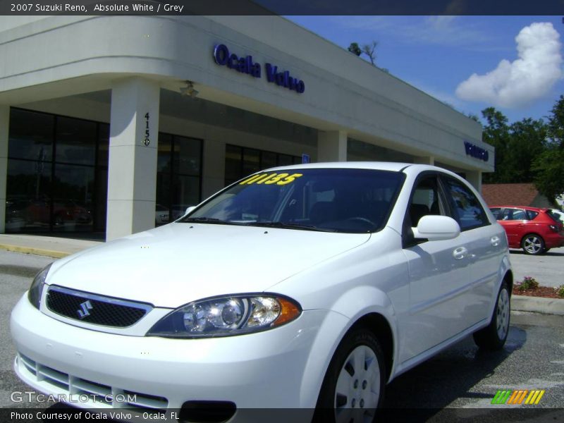 Absolute White / Grey 2007 Suzuki Reno