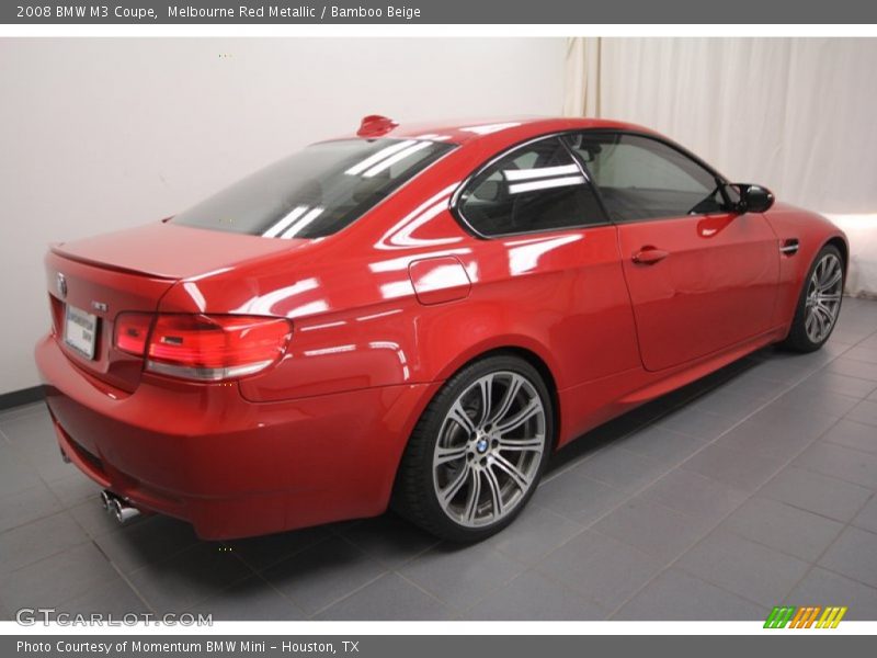 Melbourne Red Metallic / Bamboo Beige 2008 BMW M3 Coupe