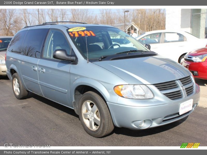 Butane Blue Pearl / Medium Slate Gray 2006 Dodge Grand Caravan SXT