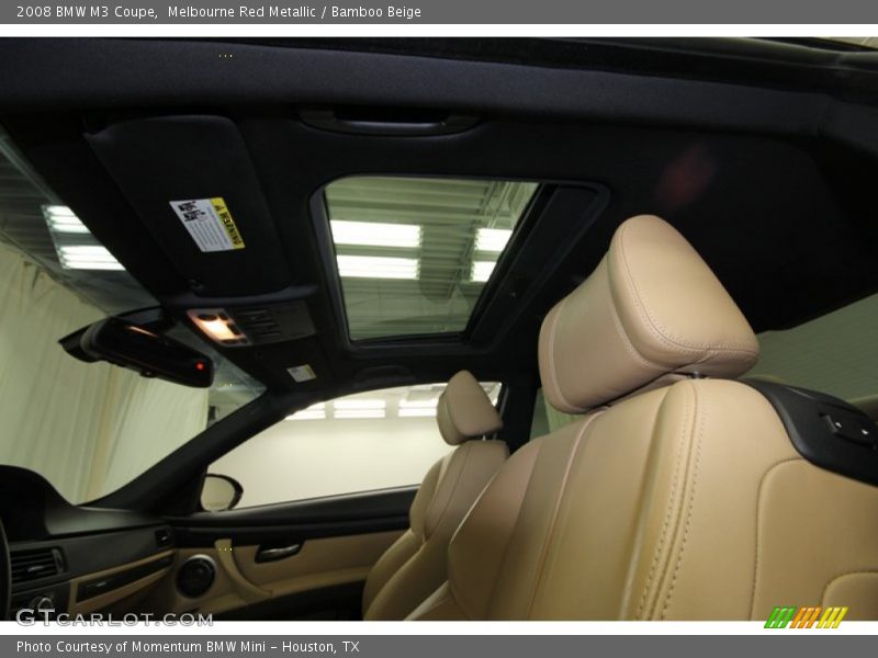 Melbourne Red Metallic / Bamboo Beige 2008 BMW M3 Coupe
