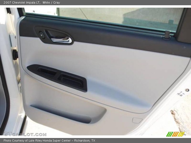 White / Gray 2007 Chevrolet Impala LT