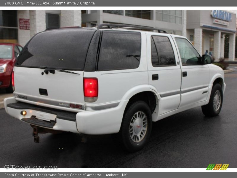 Summit White / Graphite 2000 GMC Jimmy SLE 4x4