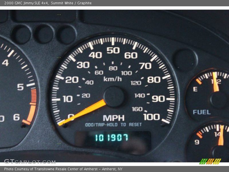 Summit White / Graphite 2000 GMC Jimmy SLE 4x4