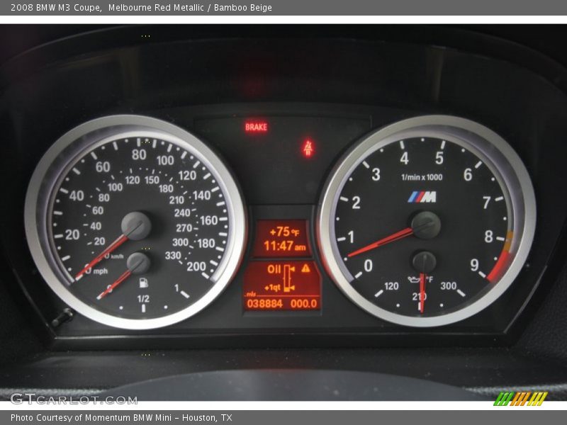  2008 M3 Coupe Coupe Gauges