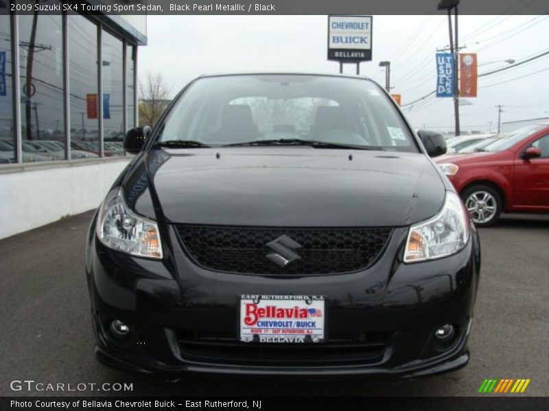 Black Pearl Metallic / Black 2009 Suzuki SX4 Touring Sport Sedan