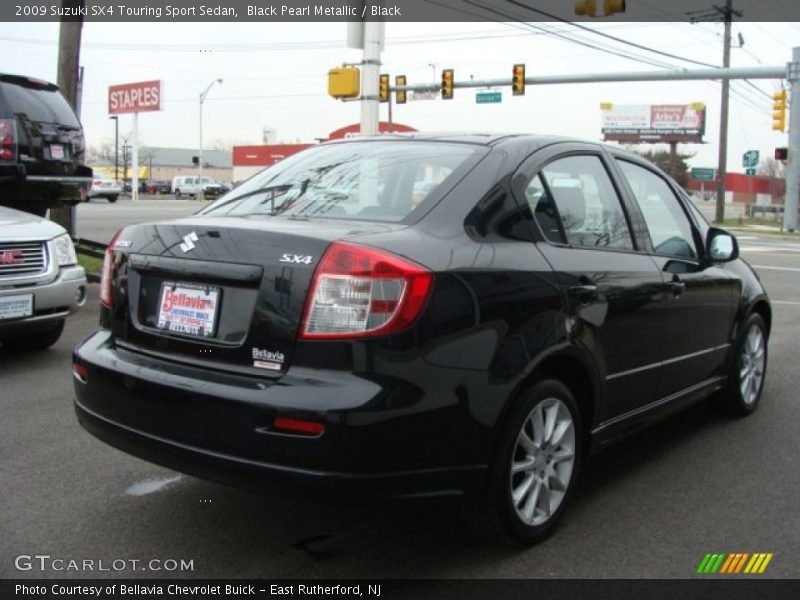 Black Pearl Metallic / Black 2009 Suzuki SX4 Touring Sport Sedan