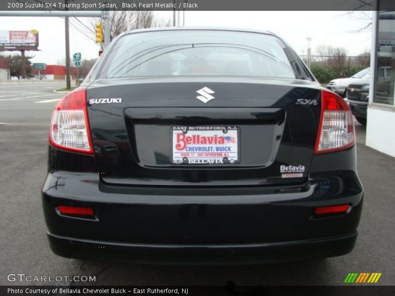 Black Pearl Metallic / Black 2009 Suzuki SX4 Touring Sport Sedan