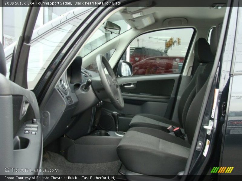 Black Pearl Metallic / Black 2009 Suzuki SX4 Touring Sport Sedan