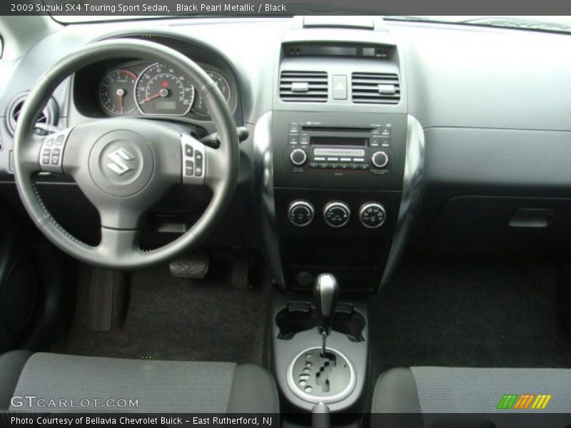 Black Pearl Metallic / Black 2009 Suzuki SX4 Touring Sport Sedan