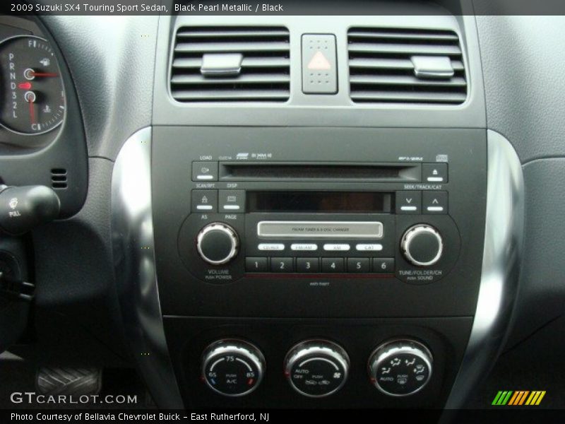 Black Pearl Metallic / Black 2009 Suzuki SX4 Touring Sport Sedan