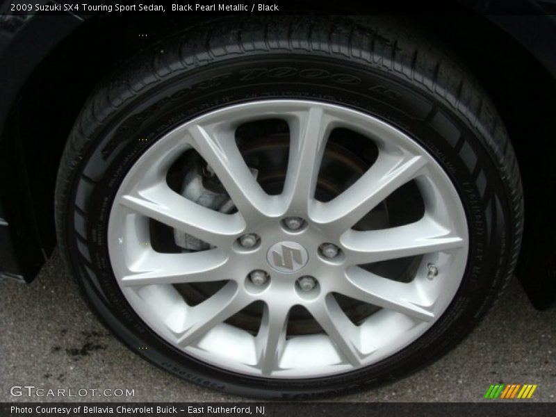 Black Pearl Metallic / Black 2009 Suzuki SX4 Touring Sport Sedan