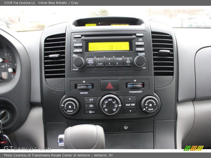 Velvet Blue Metallic / Gray 2008 Kia Sedona LX