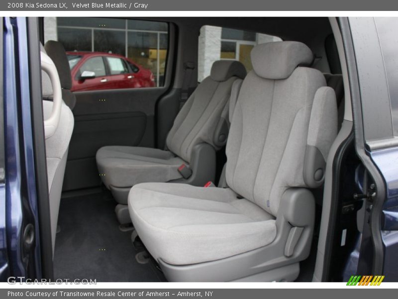 Velvet Blue Metallic / Gray 2008 Kia Sedona LX