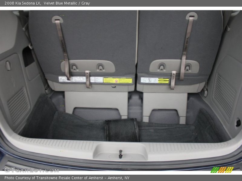 Velvet Blue Metallic / Gray 2008 Kia Sedona LX