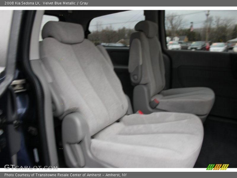 Velvet Blue Metallic / Gray 2008 Kia Sedona LX