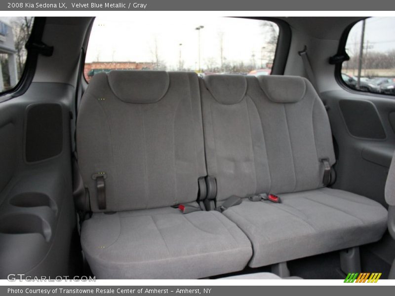 Velvet Blue Metallic / Gray 2008 Kia Sedona LX