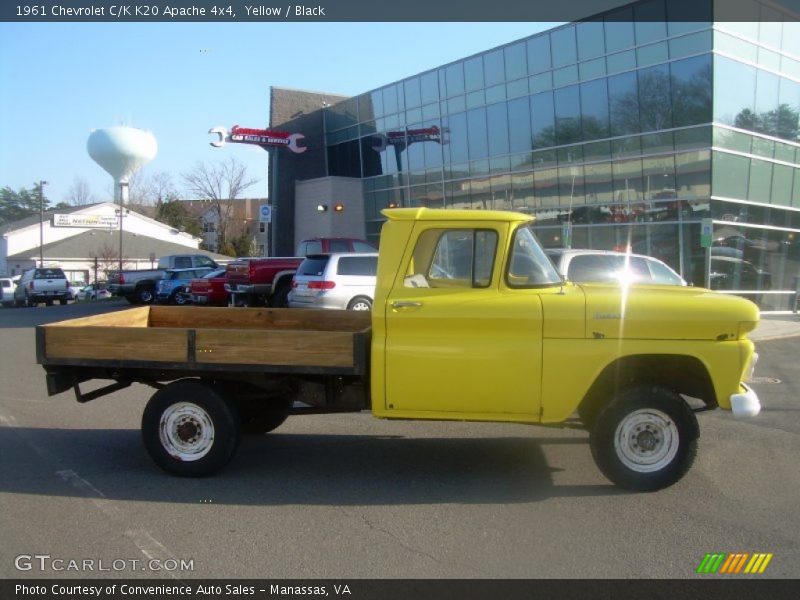 Yellow / Black 1961 Chevrolet C/K K20 Apache 4x4