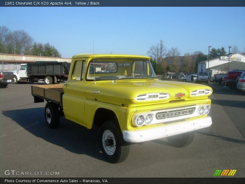Yellow / Black 1961 Chevrolet C/K K20 Apache 4x4
