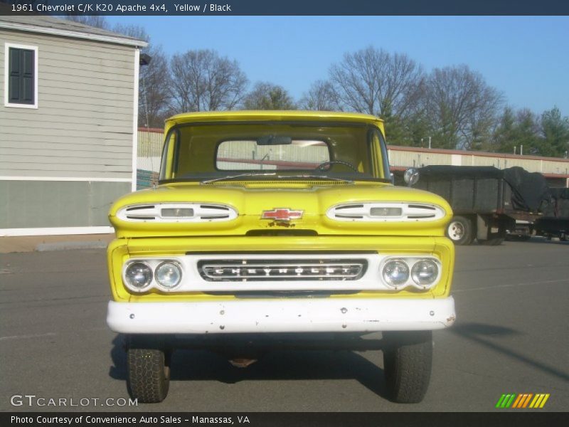 Yellow / Black 1961 Chevrolet C/K K20 Apache 4x4
