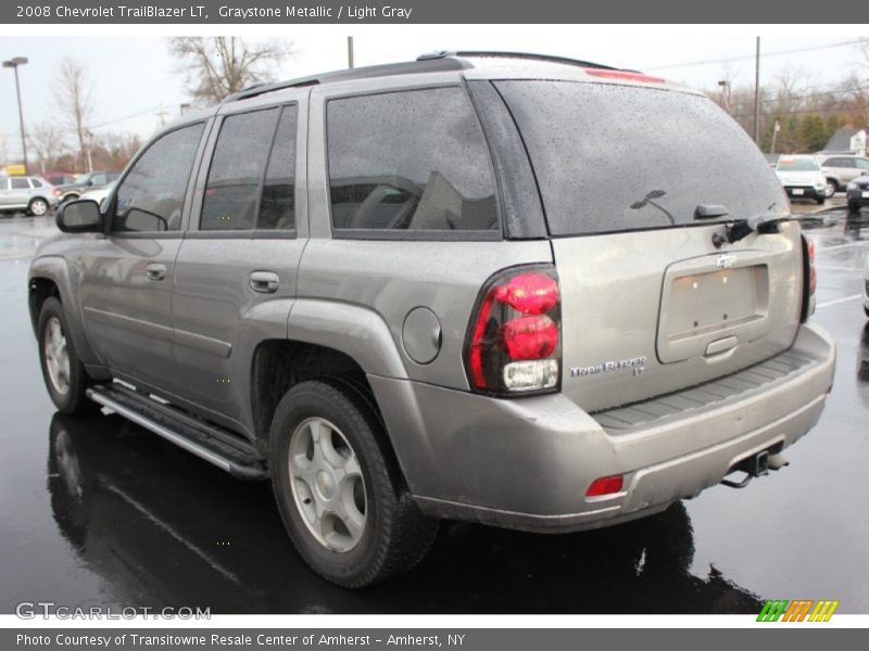 Graystone Metallic / Light Gray 2008 Chevrolet TrailBlazer LT
