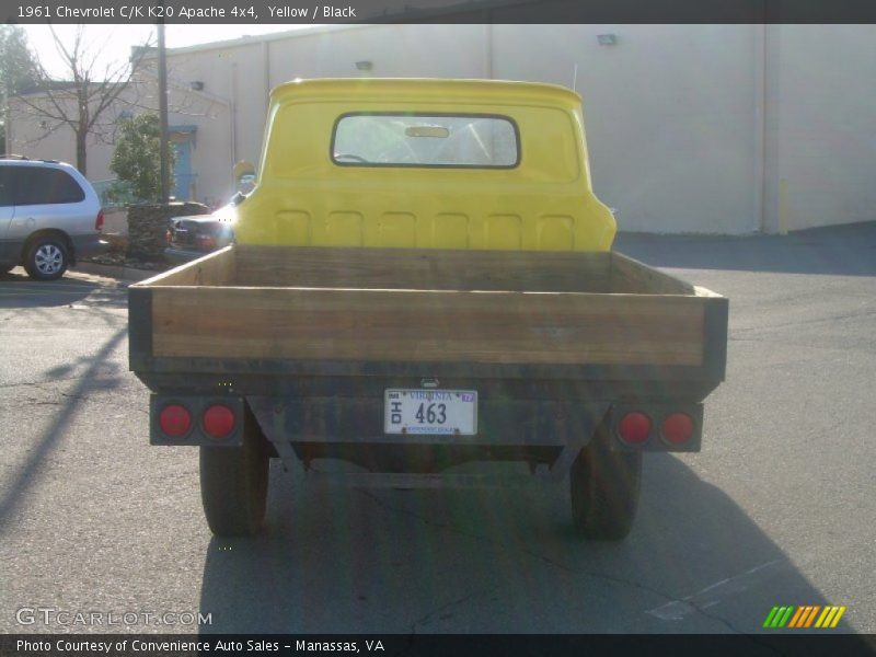 Yellow / Black 1961 Chevrolet C/K K20 Apache 4x4