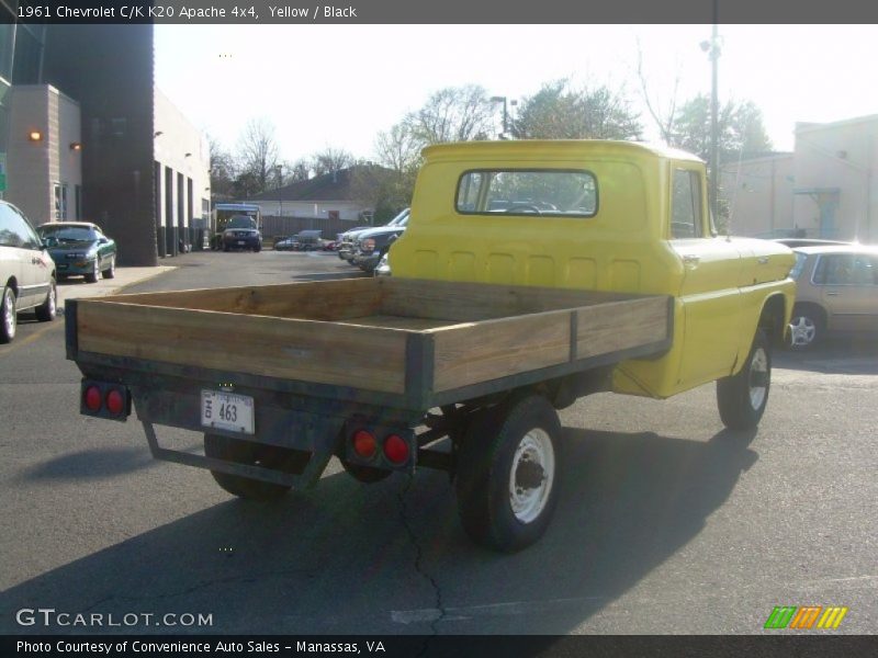 Yellow / Black 1961 Chevrolet C/K K20 Apache 4x4