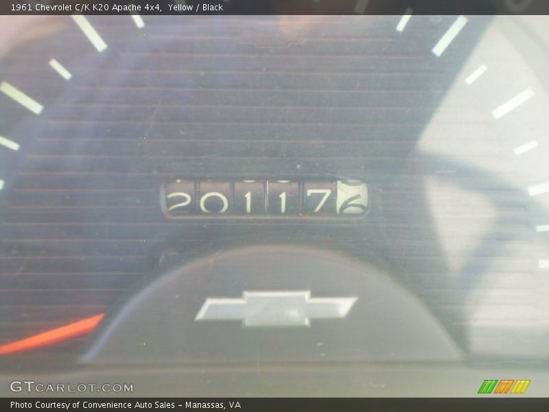 Yellow / Black 1961 Chevrolet C/K K20 Apache 4x4