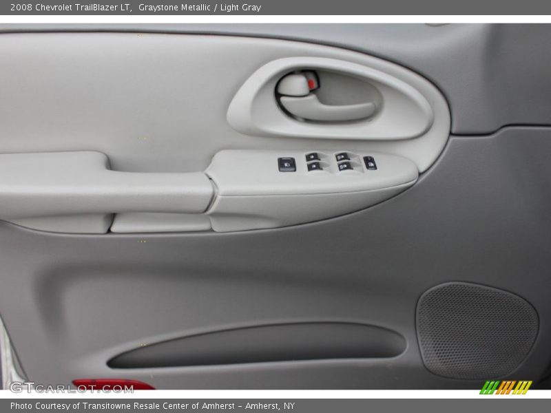 Graystone Metallic / Light Gray 2008 Chevrolet TrailBlazer LT