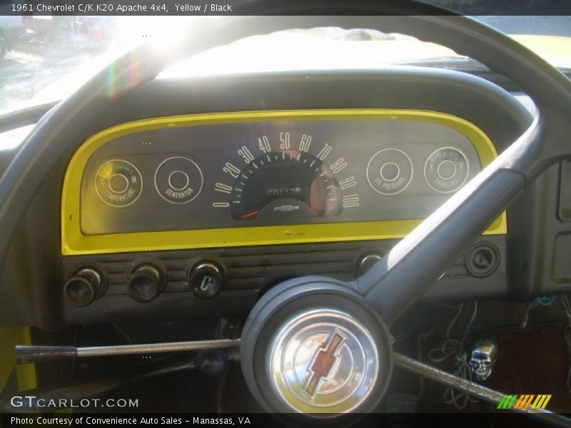 Yellow / Black 1961 Chevrolet C/K K20 Apache 4x4