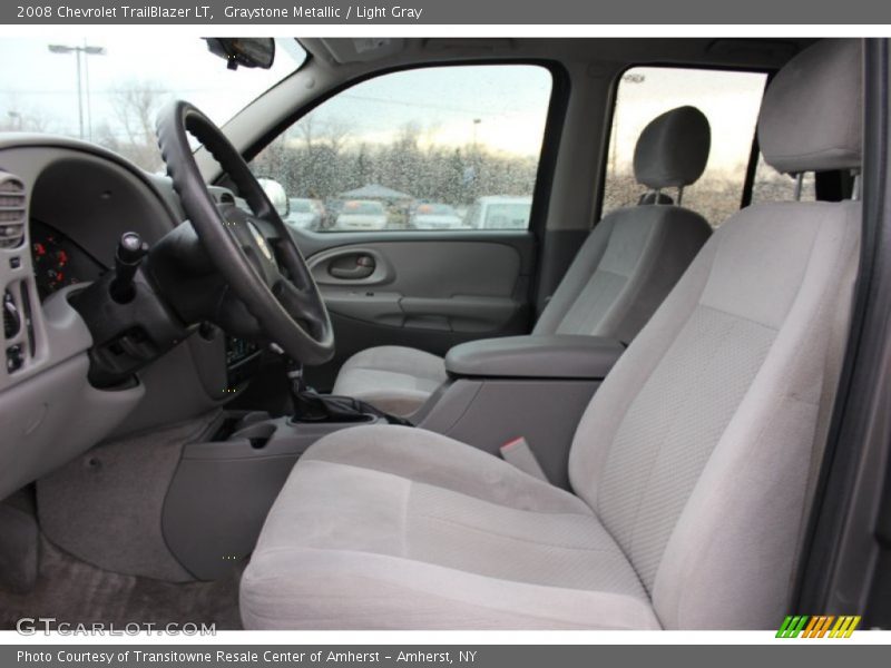 Graystone Metallic / Light Gray 2008 Chevrolet TrailBlazer LT