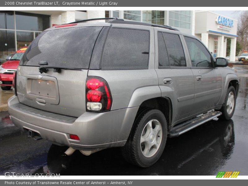 Graystone Metallic / Light Gray 2008 Chevrolet TrailBlazer LT