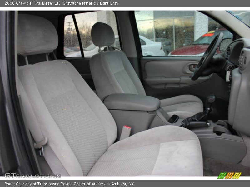 Graystone Metallic / Light Gray 2008 Chevrolet TrailBlazer LT
