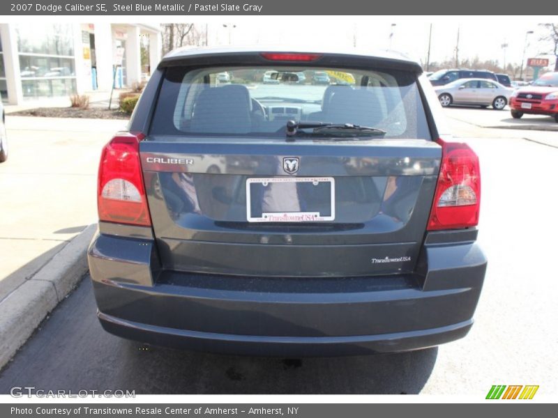 Steel Blue Metallic / Pastel Slate Gray 2007 Dodge Caliber SE