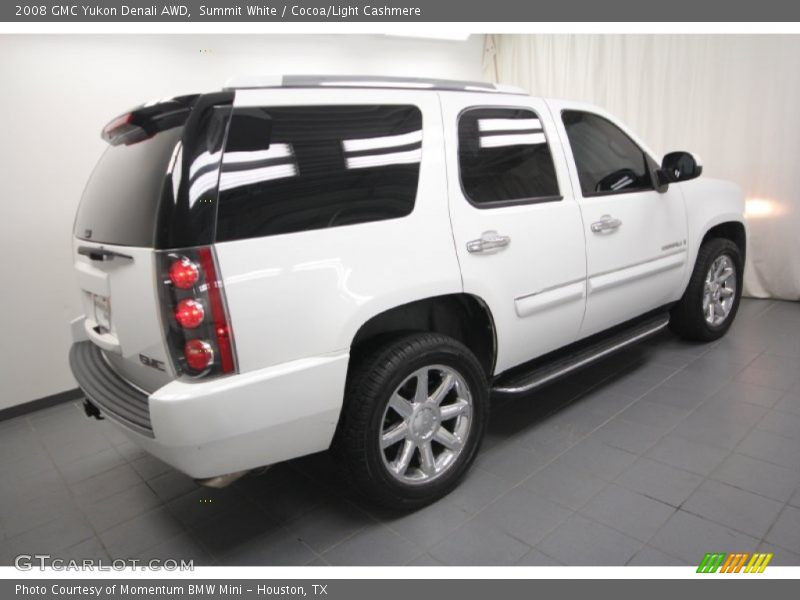 Summit White / Cocoa/Light Cashmere 2008 GMC Yukon Denali AWD