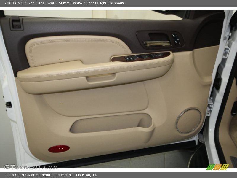 Summit White / Cocoa/Light Cashmere 2008 GMC Yukon Denali AWD